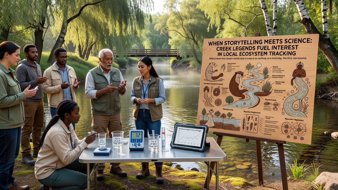 When Storytelling Meets Science: Creek Legends Fuel Interest in Local Ecosystem Tracking